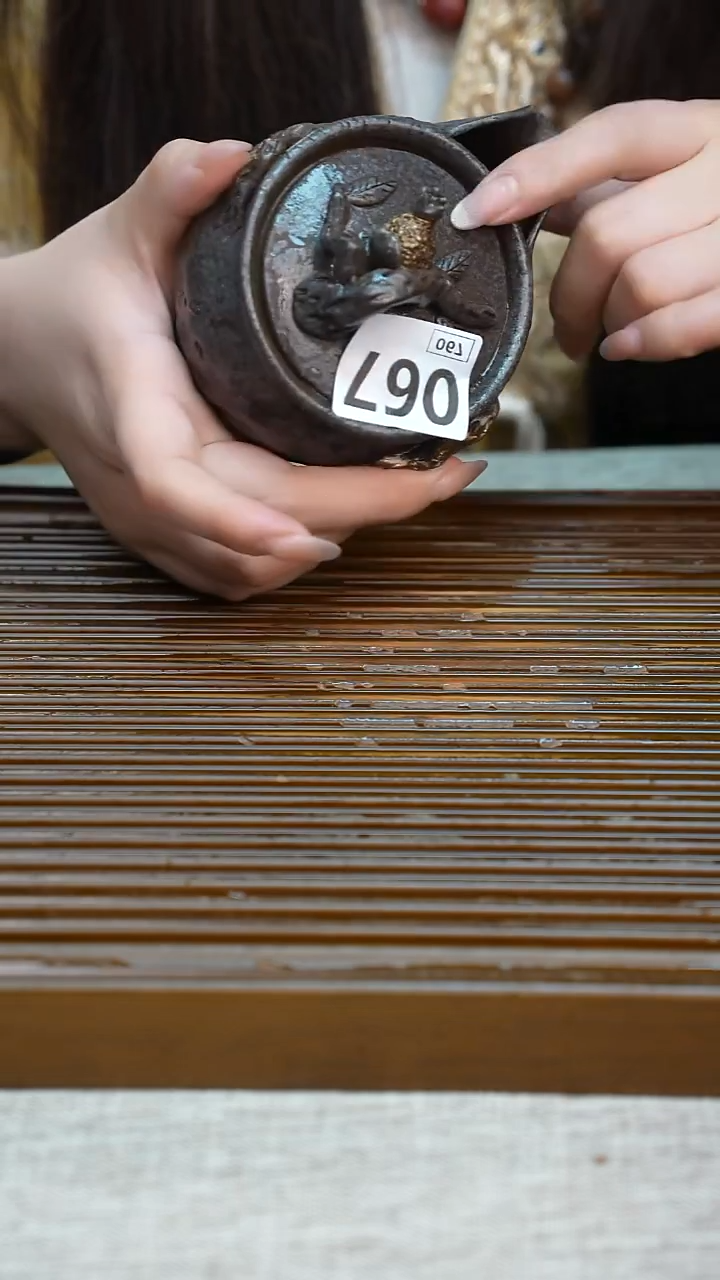 纯手工粗陶茶具每一只不一样