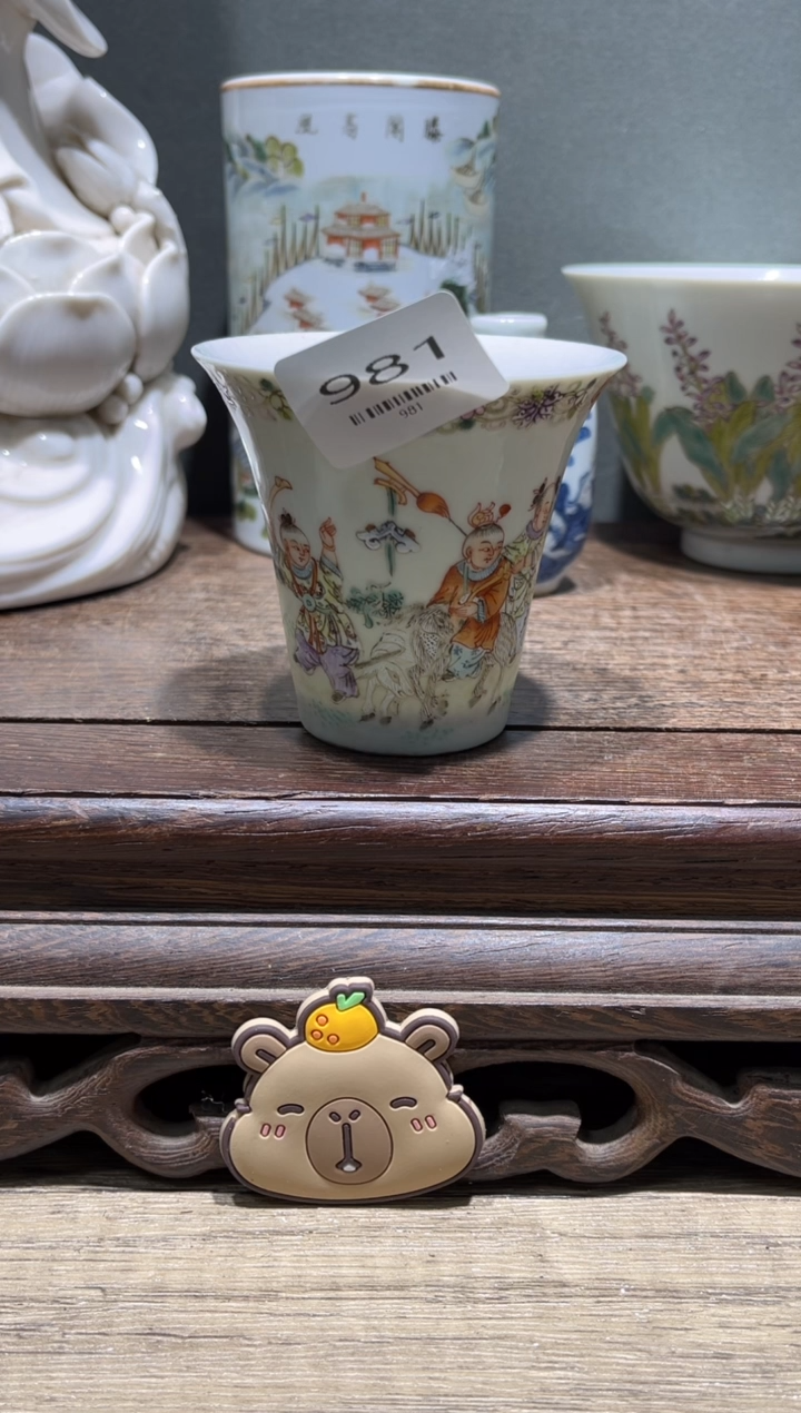 瓷片涛A981瓷器小摆件