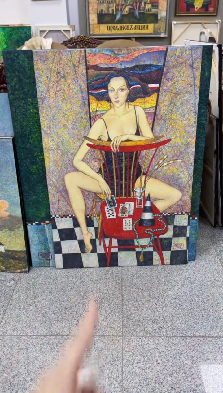 【闪购商品】俄罗斯油画作品《人物》80*120内B