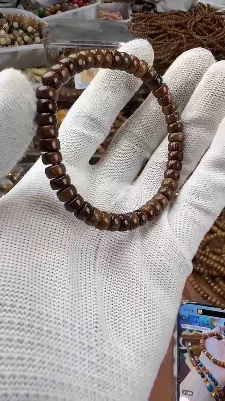 手串库克库克7*4黑珀药片瑕疵福利