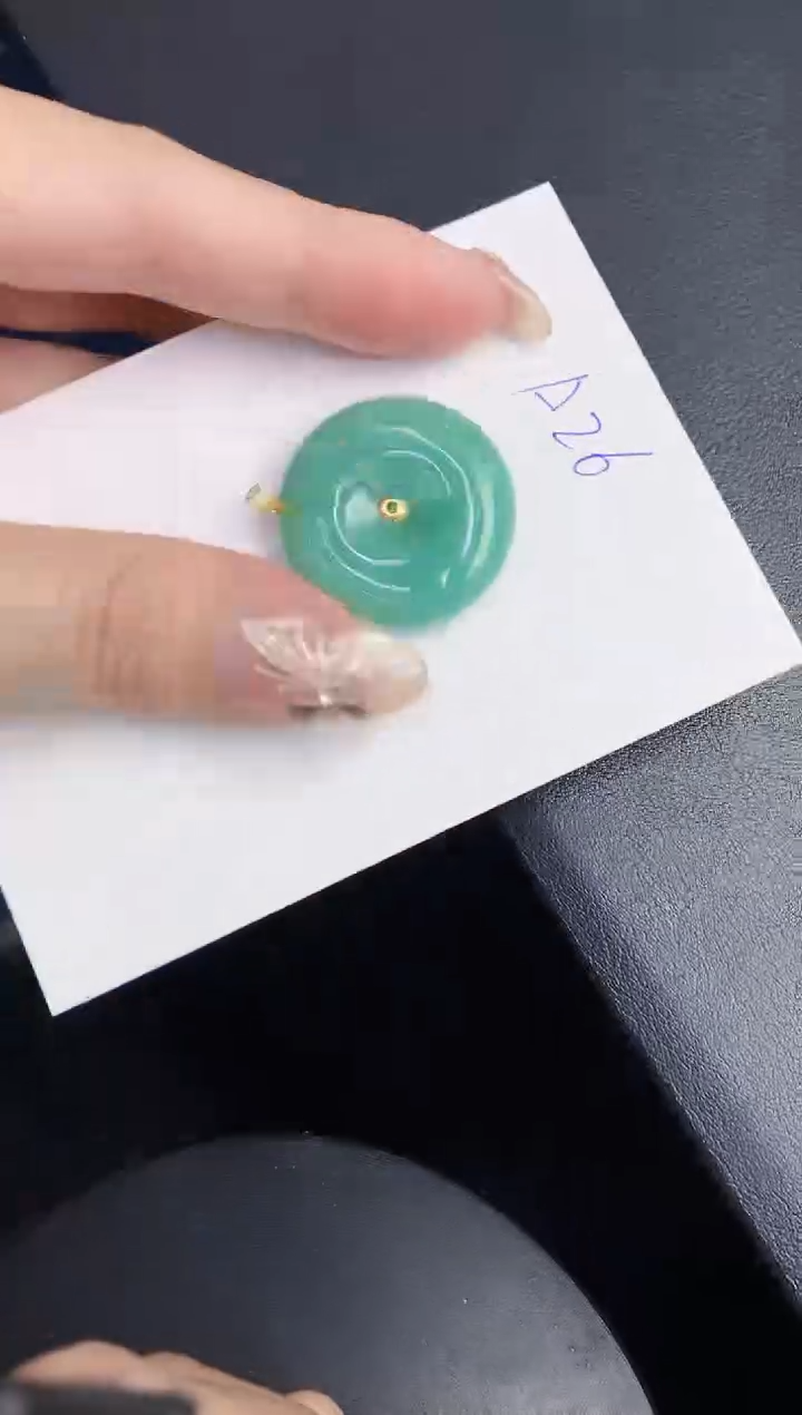 【闪购商品】翡翠颈饰18K金镶嵌0000000000