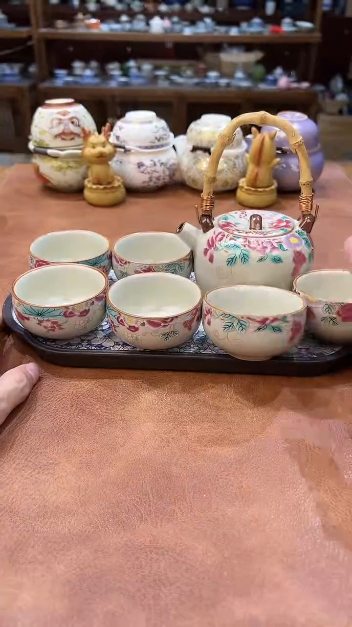 真的很便宜会开片的旅行茶具