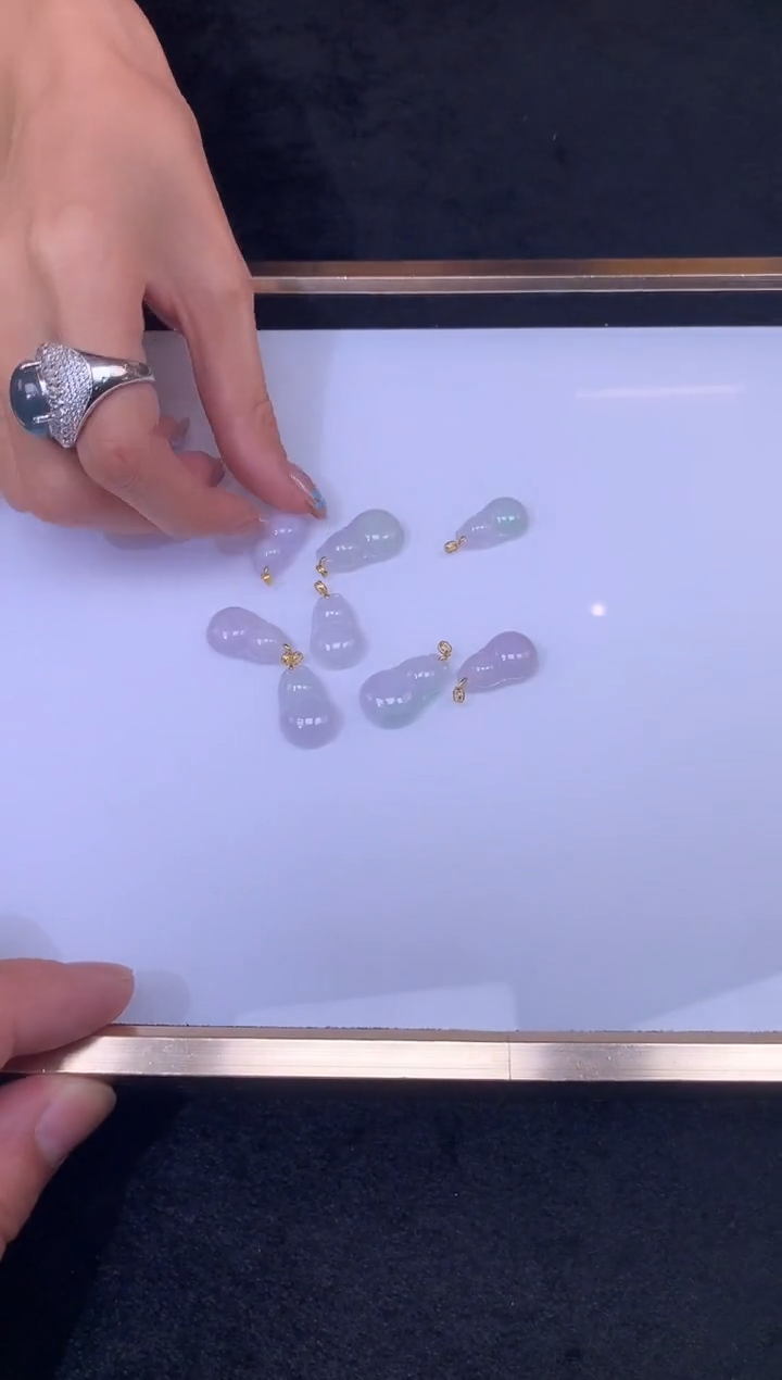 翡翠18K金镶嵌颈饰7001667/345/多样性发/1件