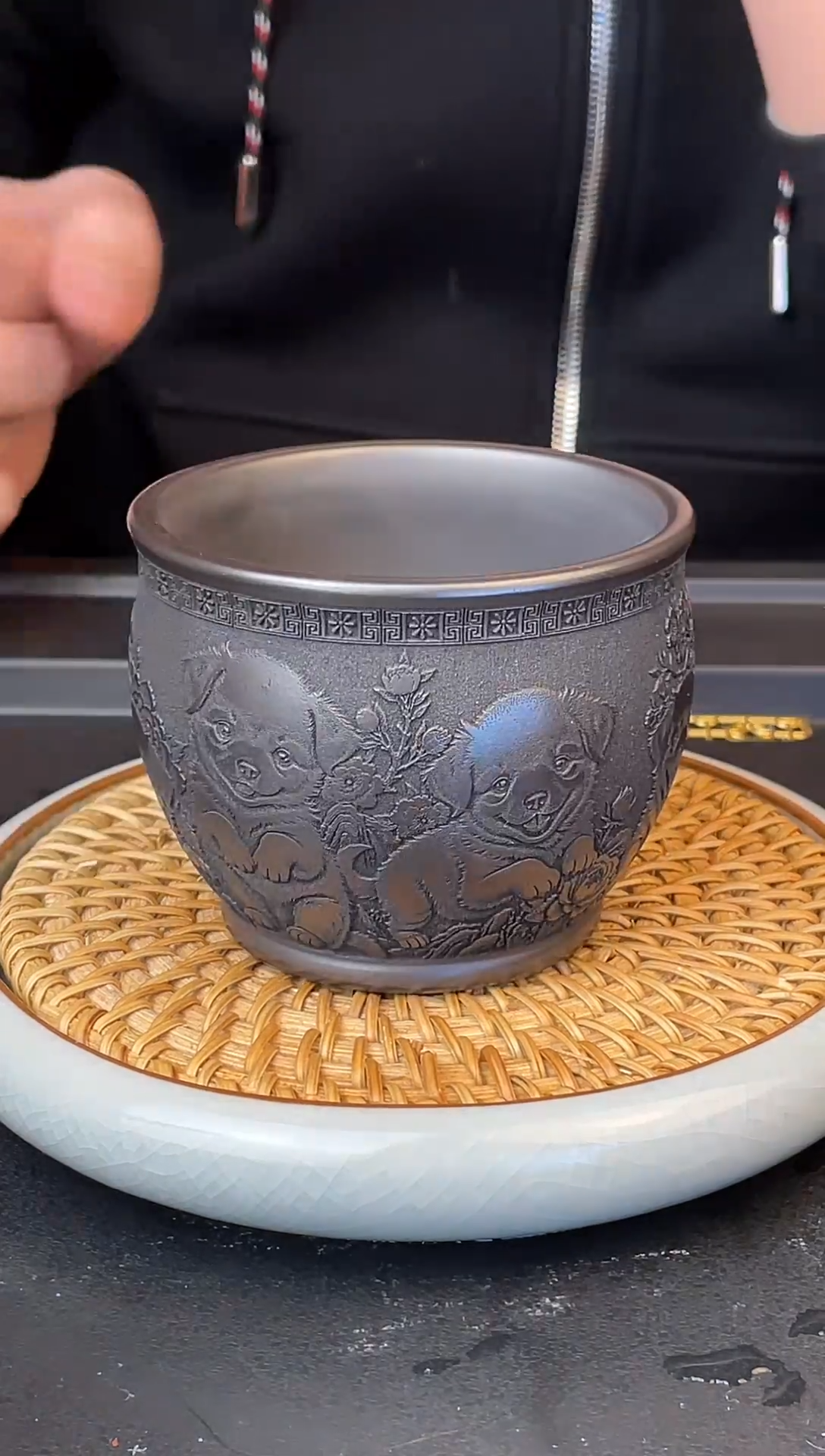 生肖杯   旺财  玄铁石黄  主人杯