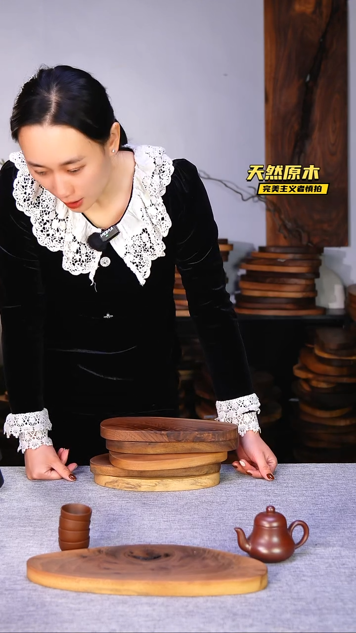 木北美黑胡桃原木.干裂疤结不属于商品质量问题完美主义者慎拍