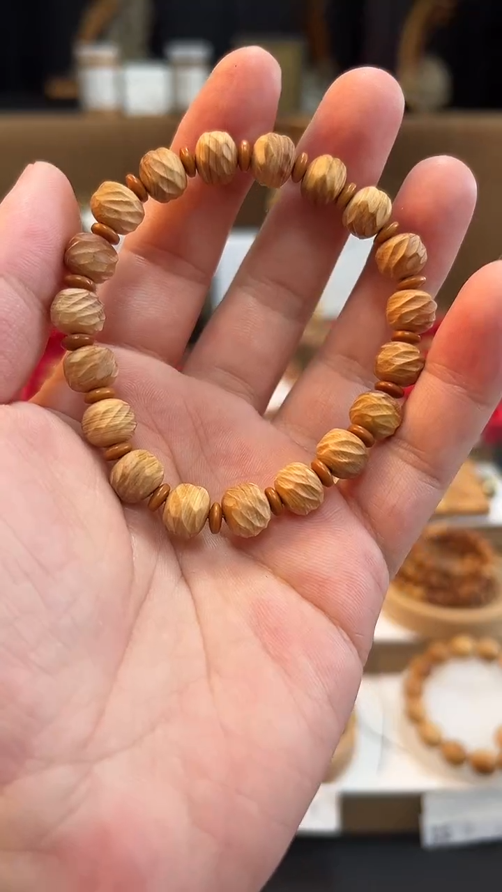 10红油云锦浮力有手套盘玩袋