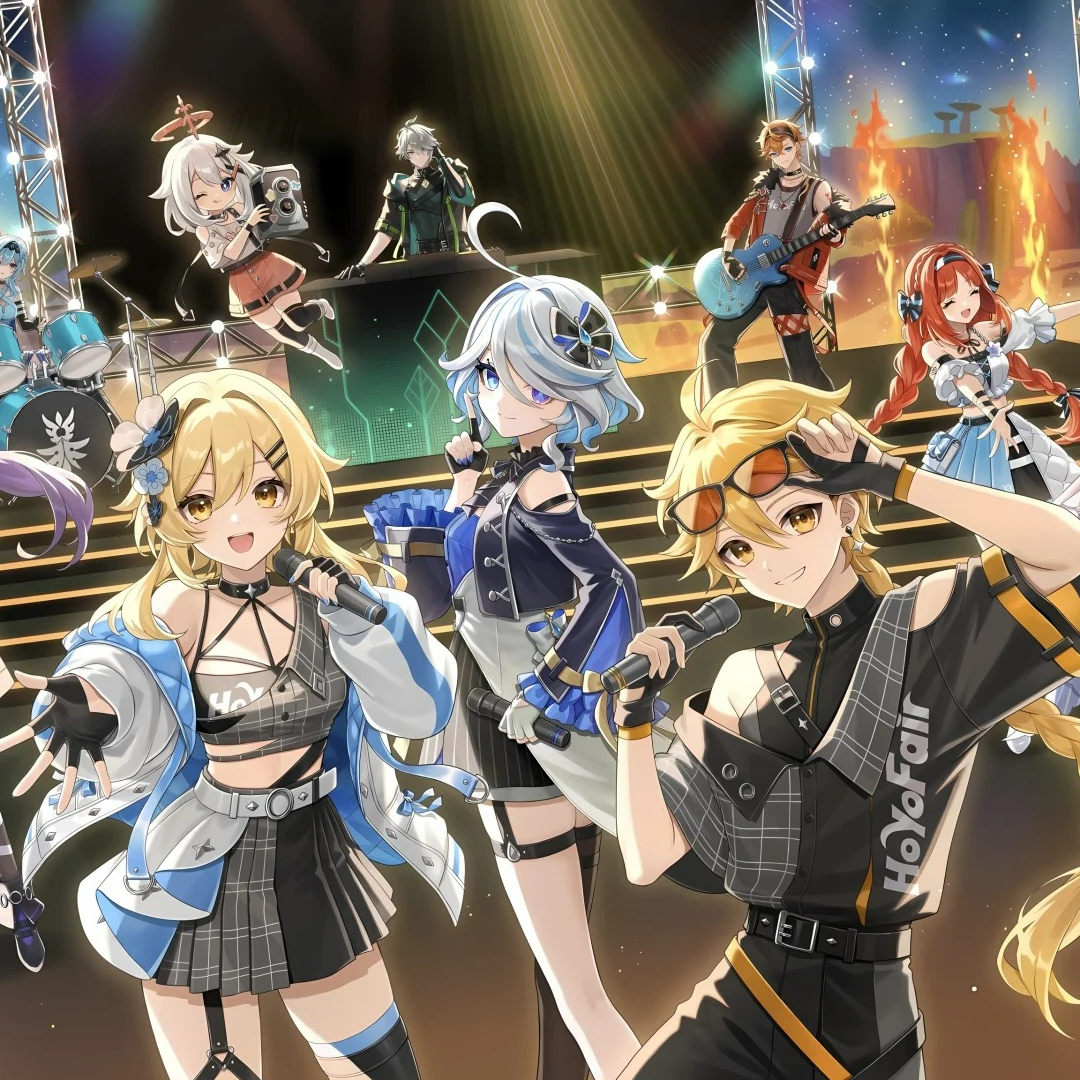 《原神》周边(二创）新工艺亚克力高透水晶砖系列摆件12*8*1.5cm