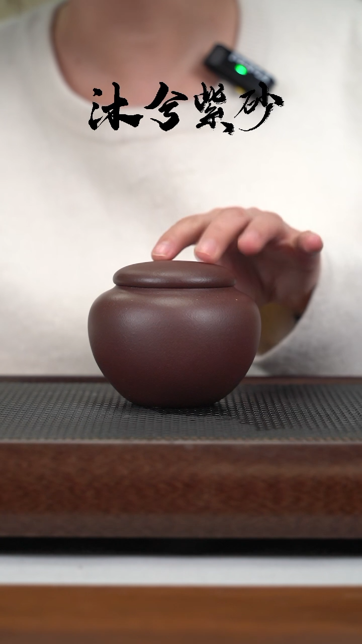 【闪购商品】紫砂茶壶沐兮紫砂甄选茶叶罐2两