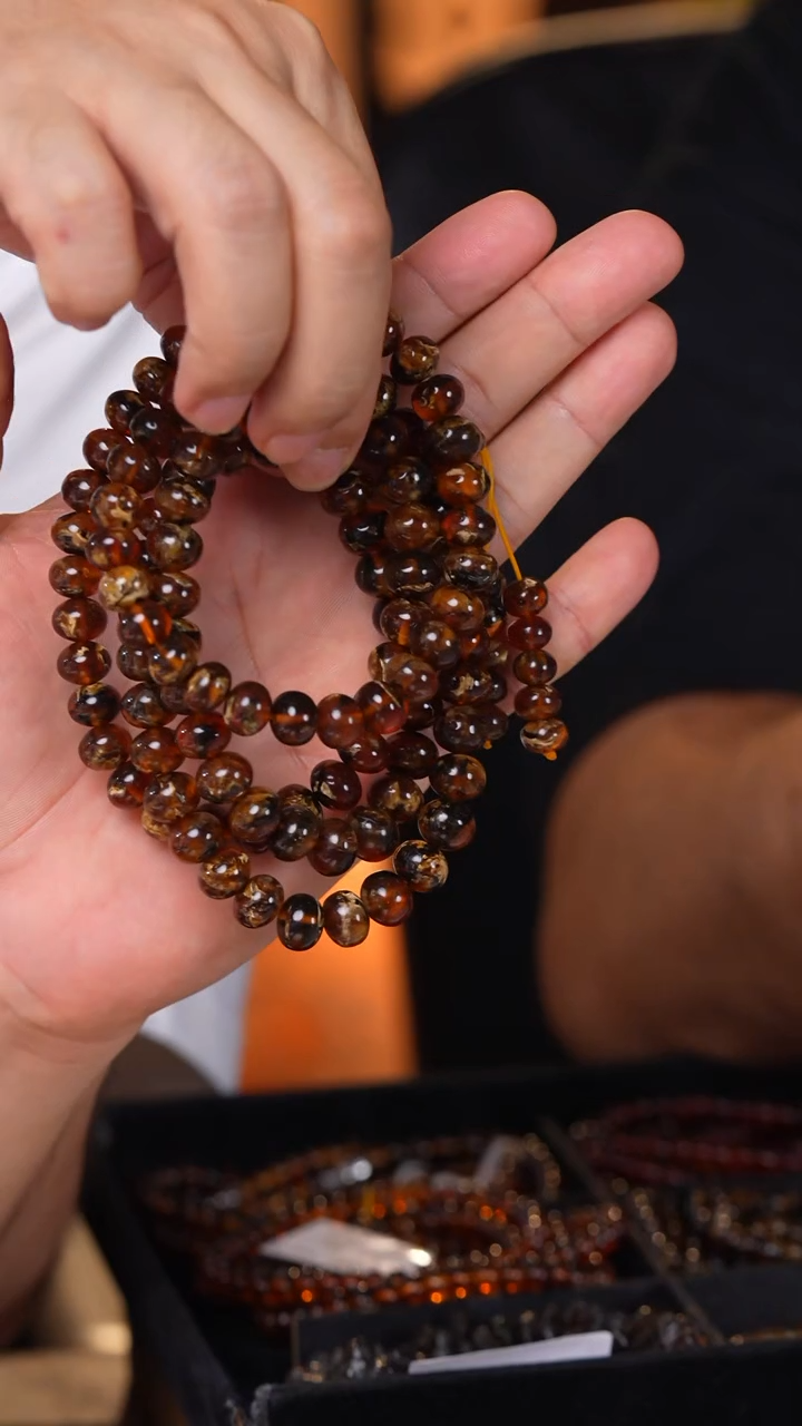 未镶嵌琥珀手串108-与实物不符介意者勿拍