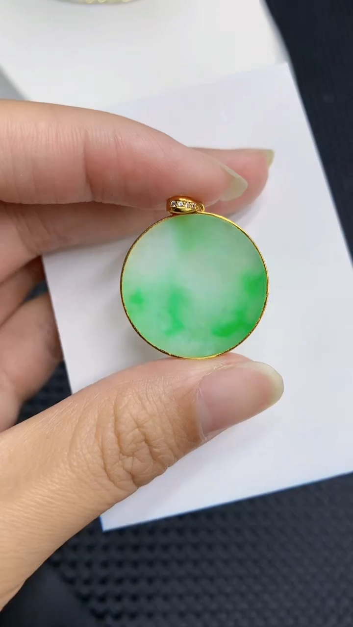 【闪购商品】翡翠颈饰银S925镶嵌            8