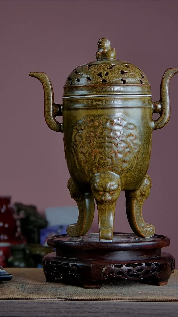 【闪购商品】景韵堂仿清茶叶末釉