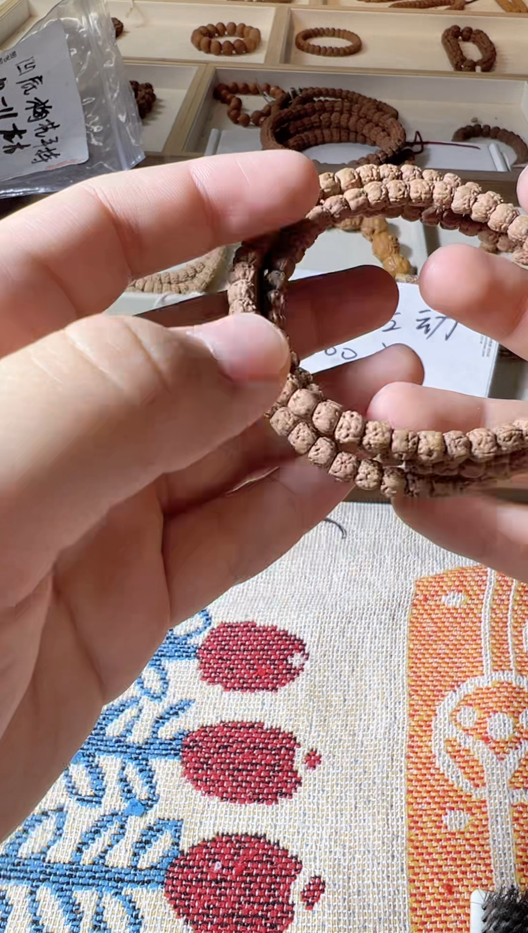 金刚菩提手串龙切佛手长串