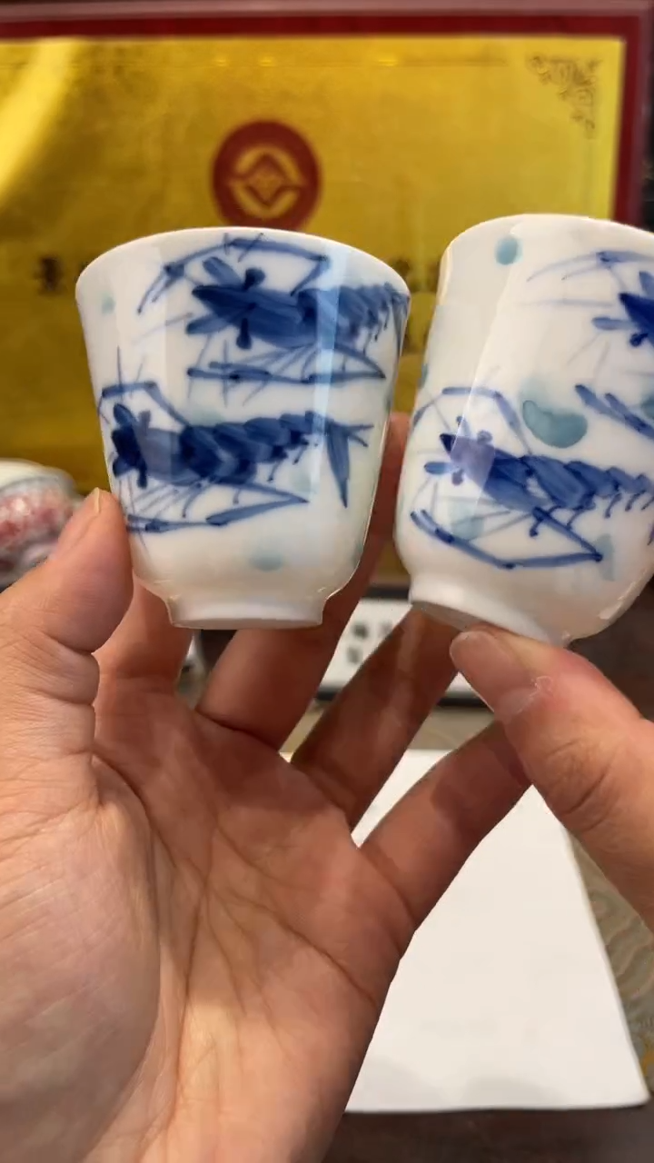 杯子瓷景德镇手工手绘陶瓷