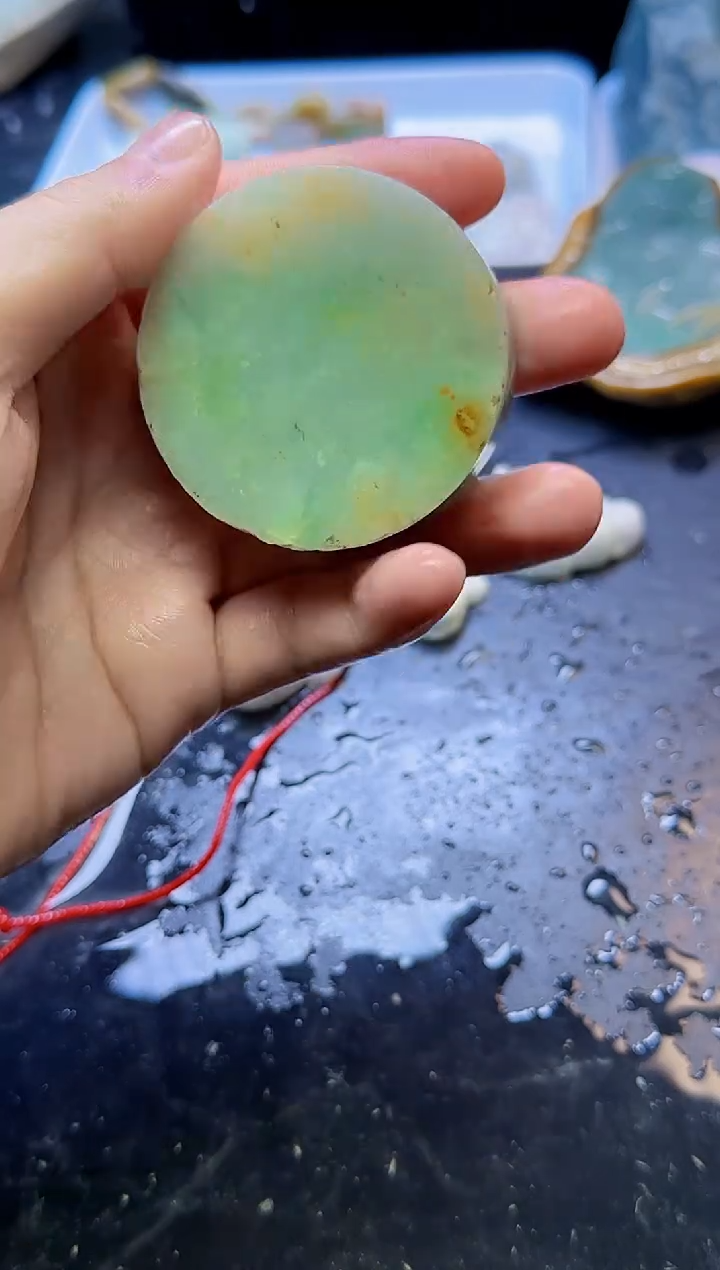 颈饰未镶嵌翡翠047天然缅甸A货翡翠