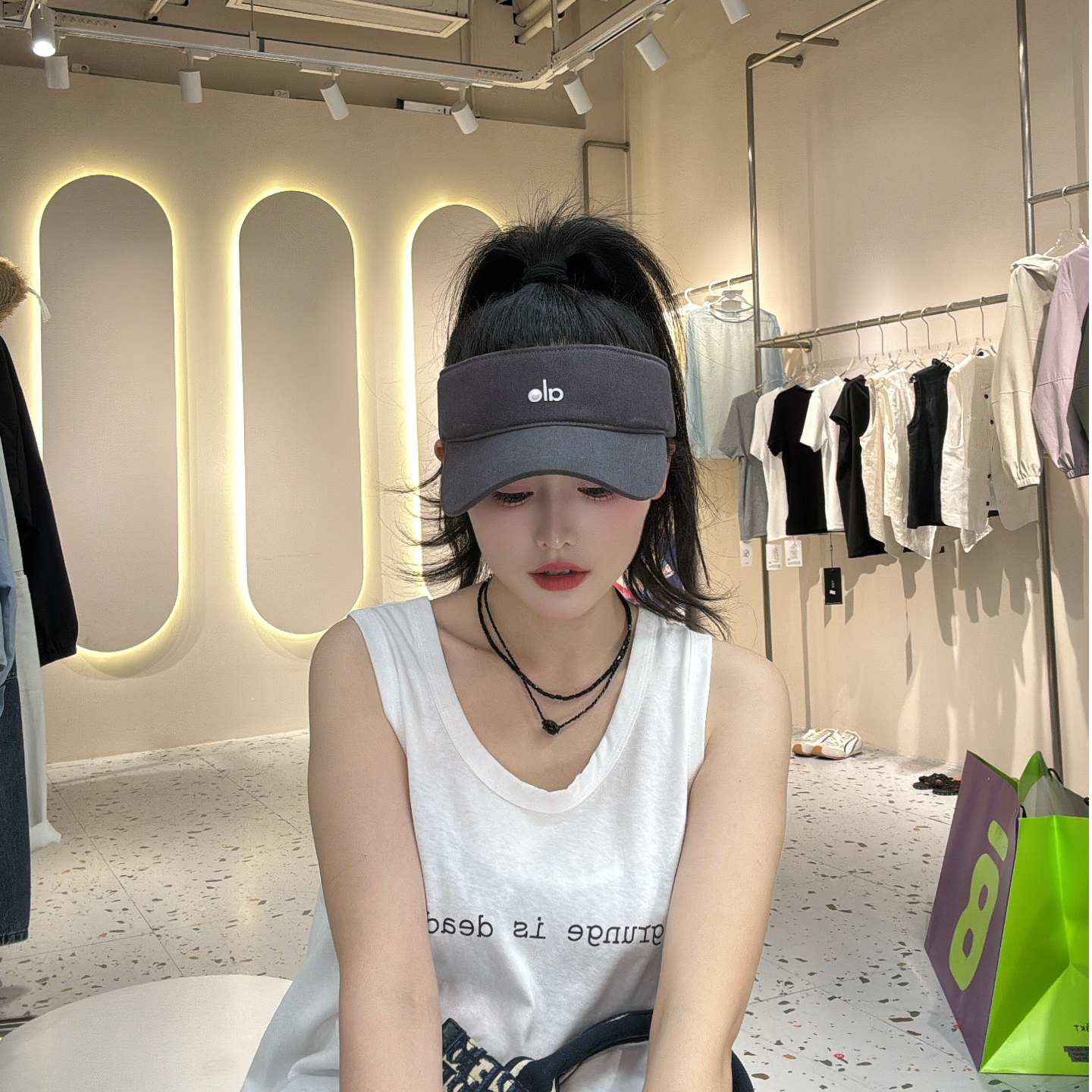 【AZ-帽子】遮阳帽同款帽子可调节时尚休闲网红款夏款帽子