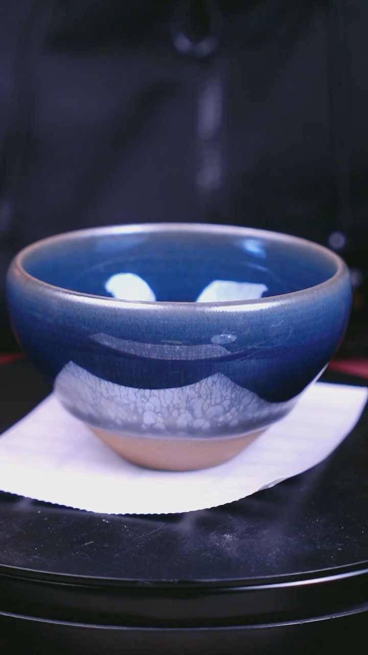 茶盏建盏柴烧蓝玉大油滴