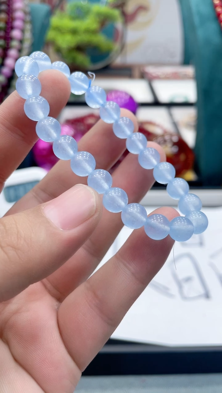 图片款 8mm海蓝单圈时尚