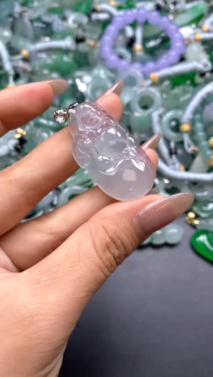 颈饰未镶嵌翡翠(配扣头多样性发其一）191