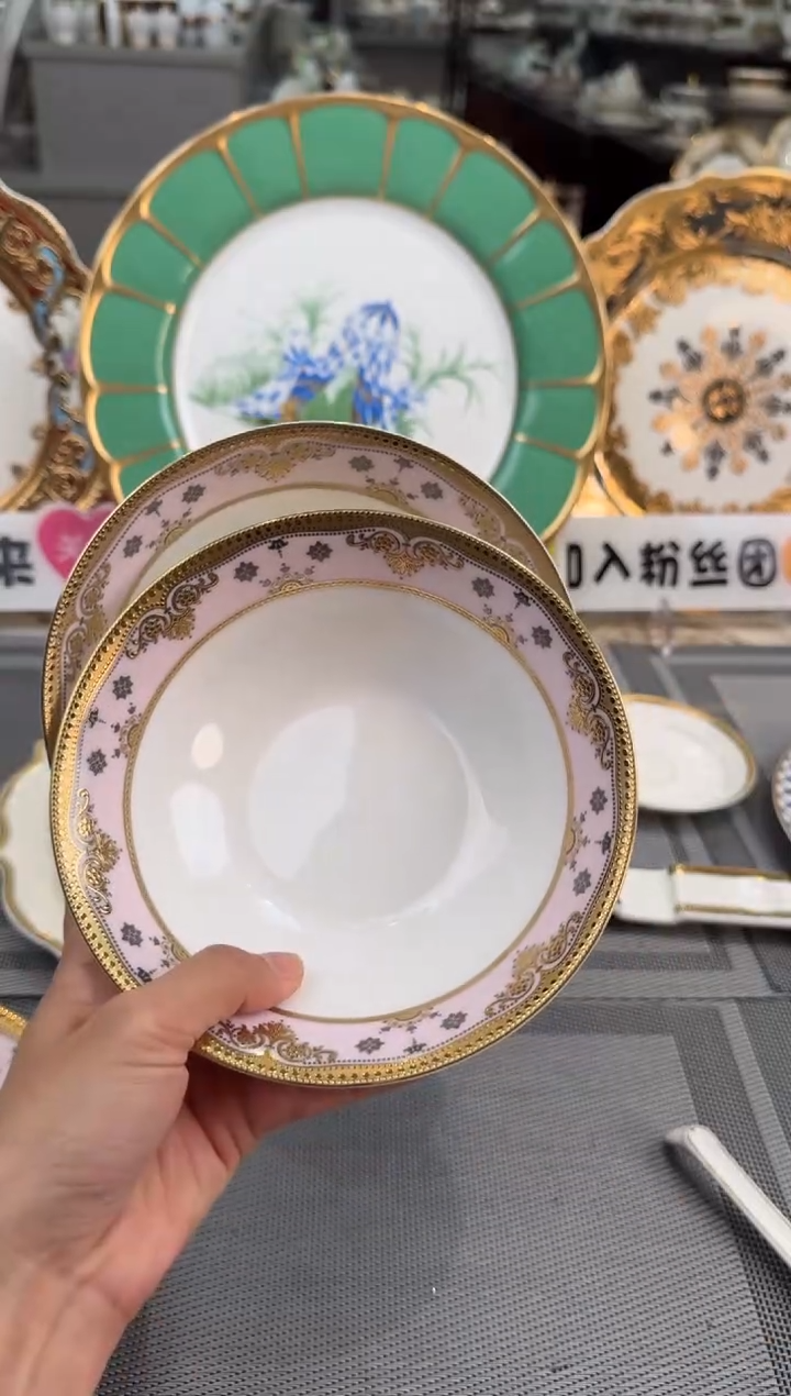 【闪购商品】瓷片6英寸水果碗2个福利款