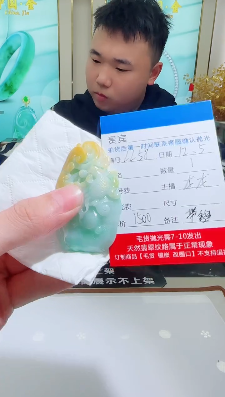 未镶嵌定制翡翠LL58翡翠吊坠-多样性发其一