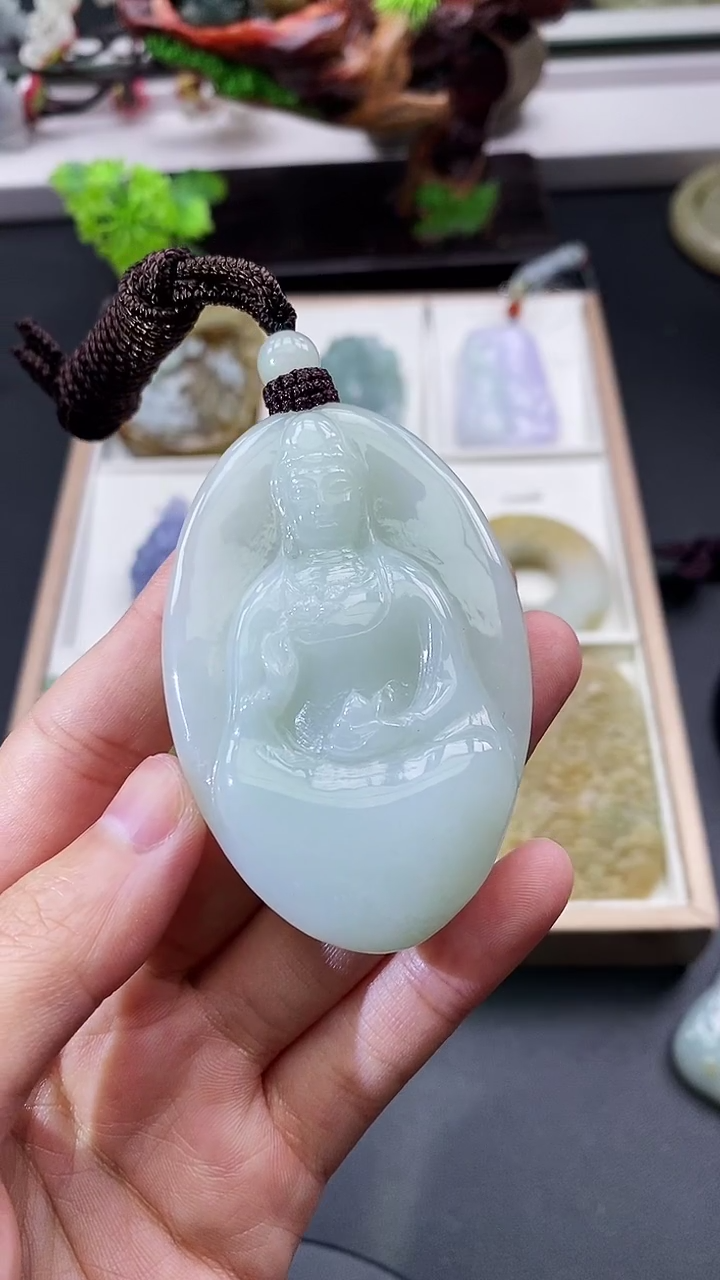 颈饰未镶嵌翡翠天然缅甸A货翡翠