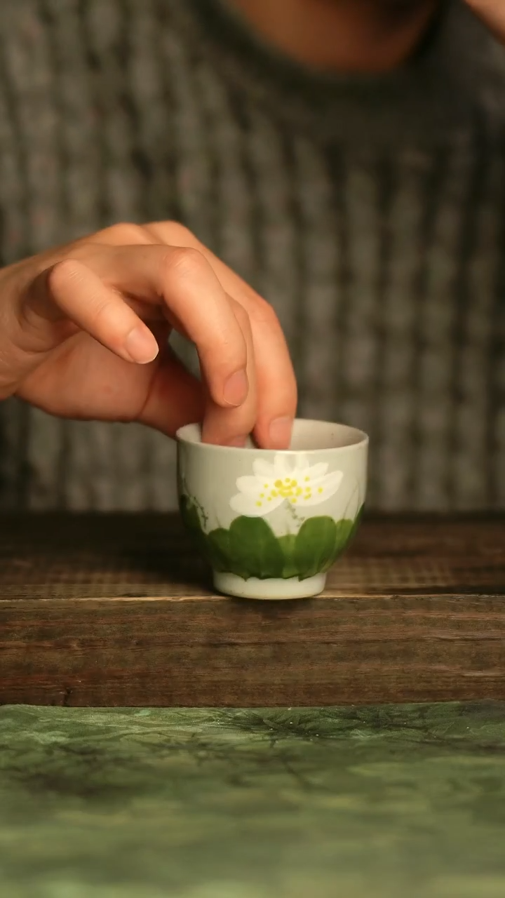 釉下彩手工手绘瓷器青诗集手工手绘瓷器