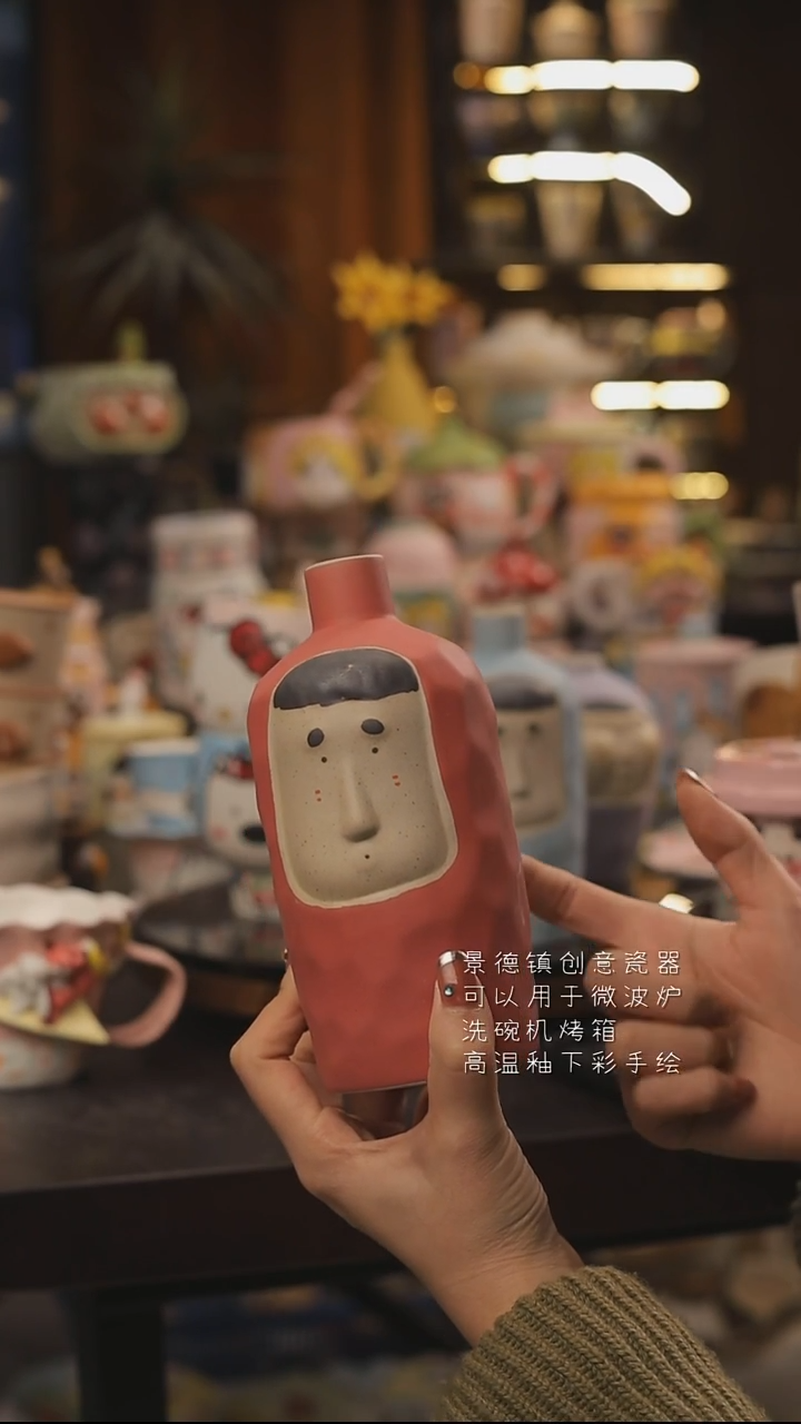 景德镇釉下彩绘设计师款式陶瓷