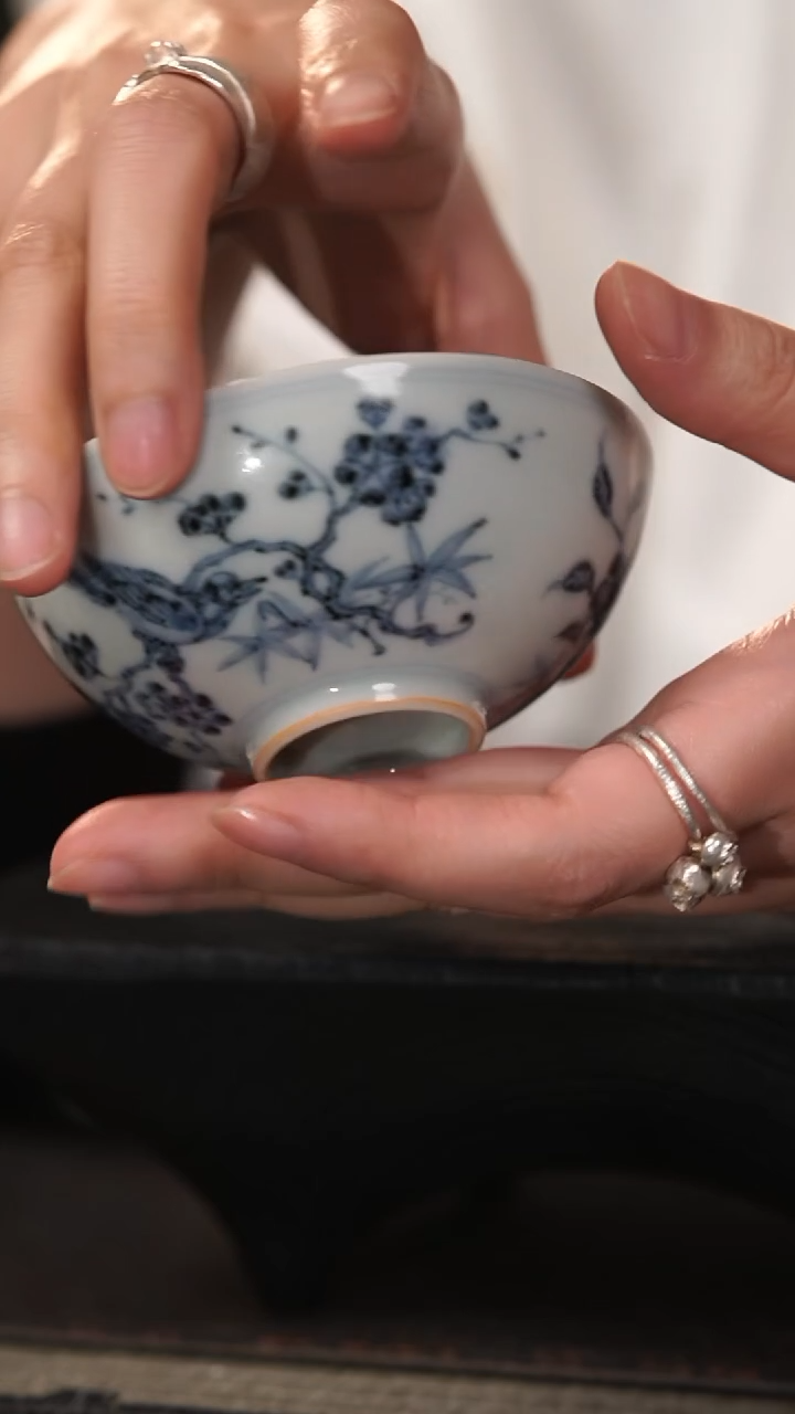 【闪购商品】喜上眉梢青花杯子