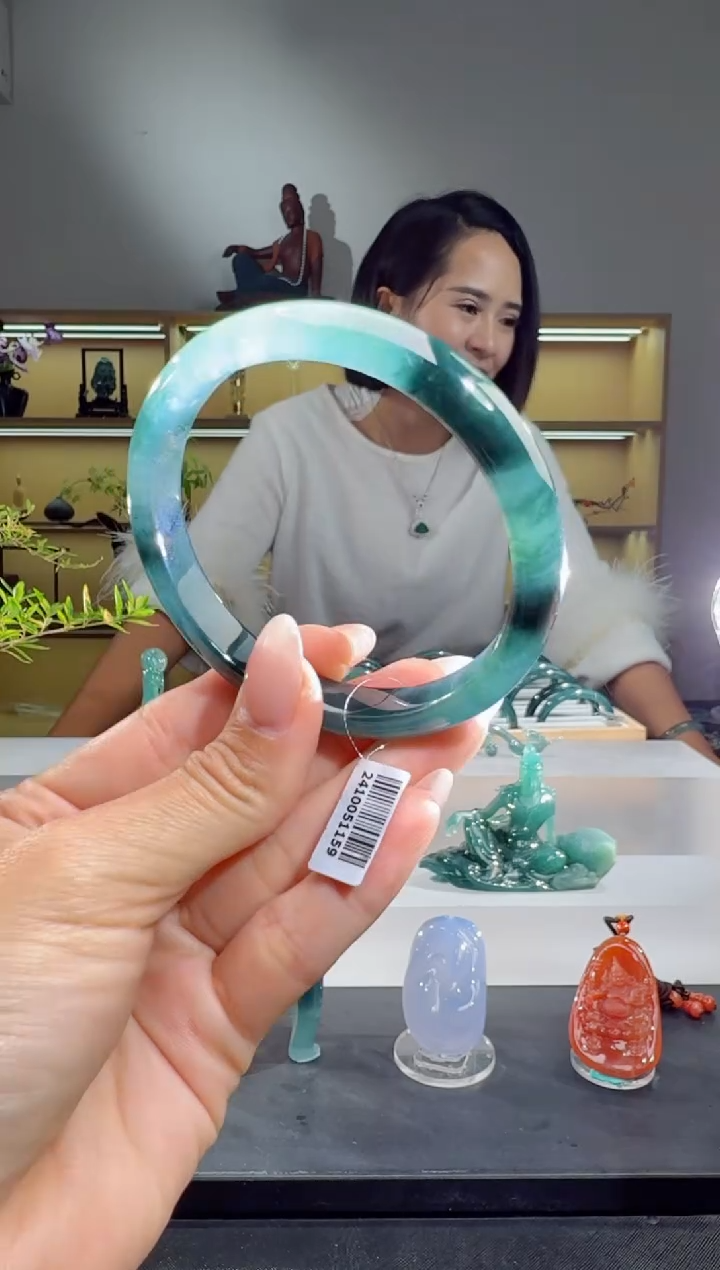 未镶嵌手镯翡翠59.2圈