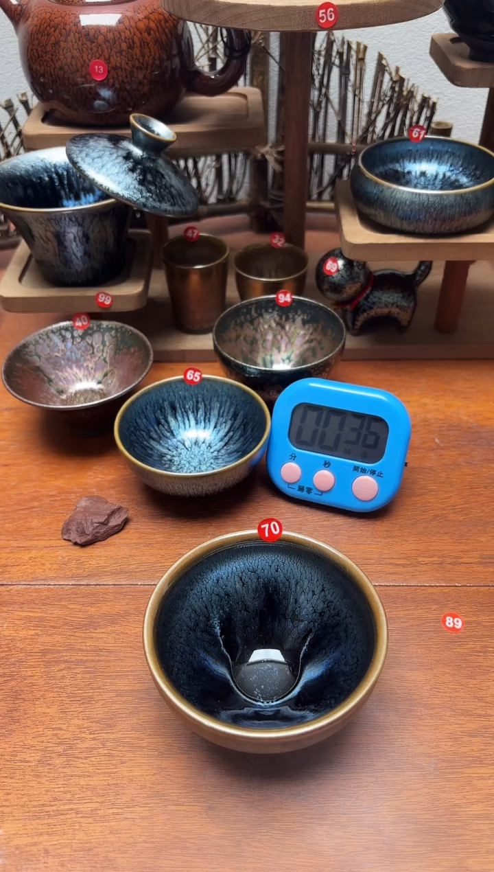 茶盏飞****?70号建盏工匠茶器