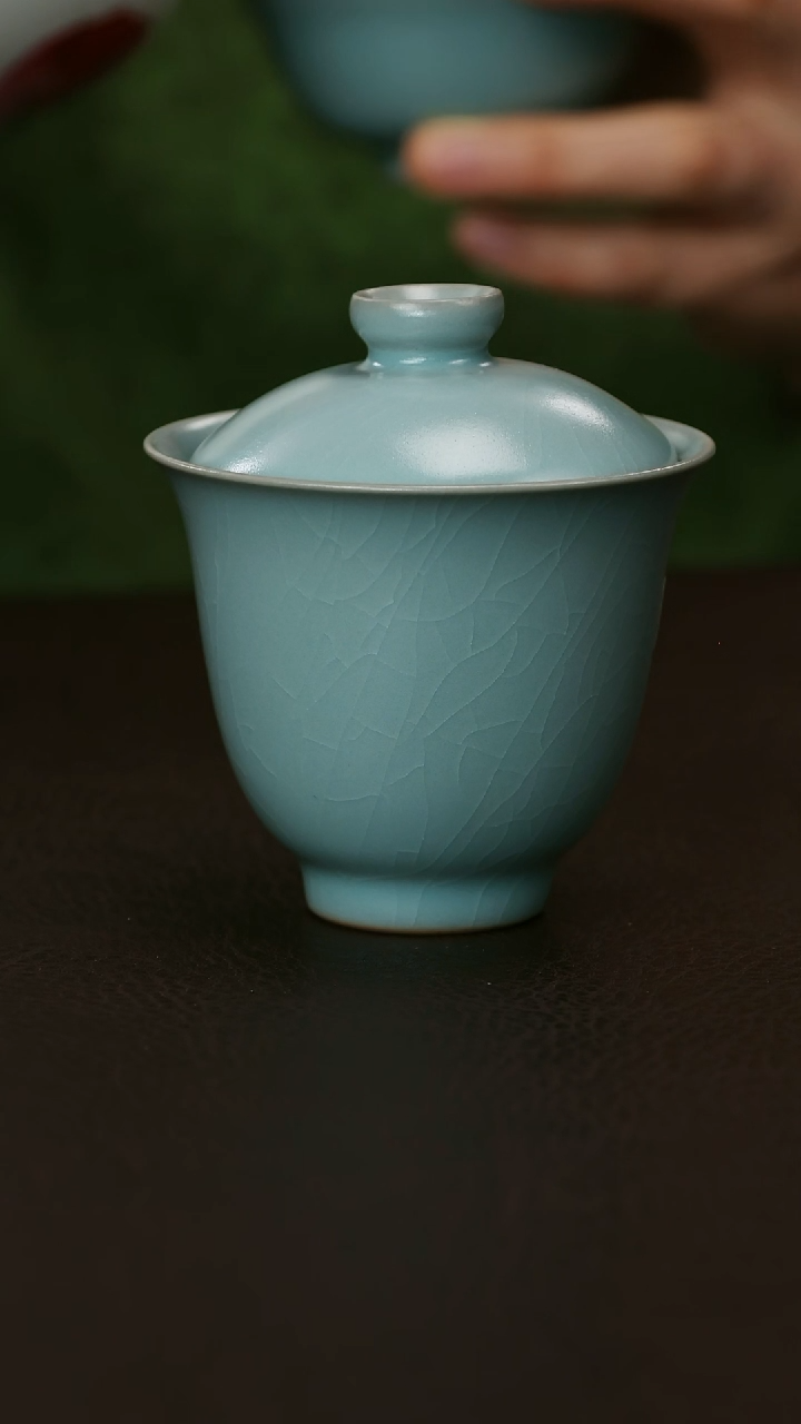 其他悠***杖精品级青玉吟两才盖碗51/