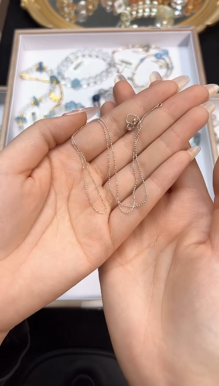 【闪购商品】水晶颈饰银S925镶嵌颜色微差多样性发货发其一