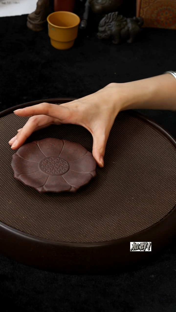 茶壶紫砂紫砂莲花杯垫