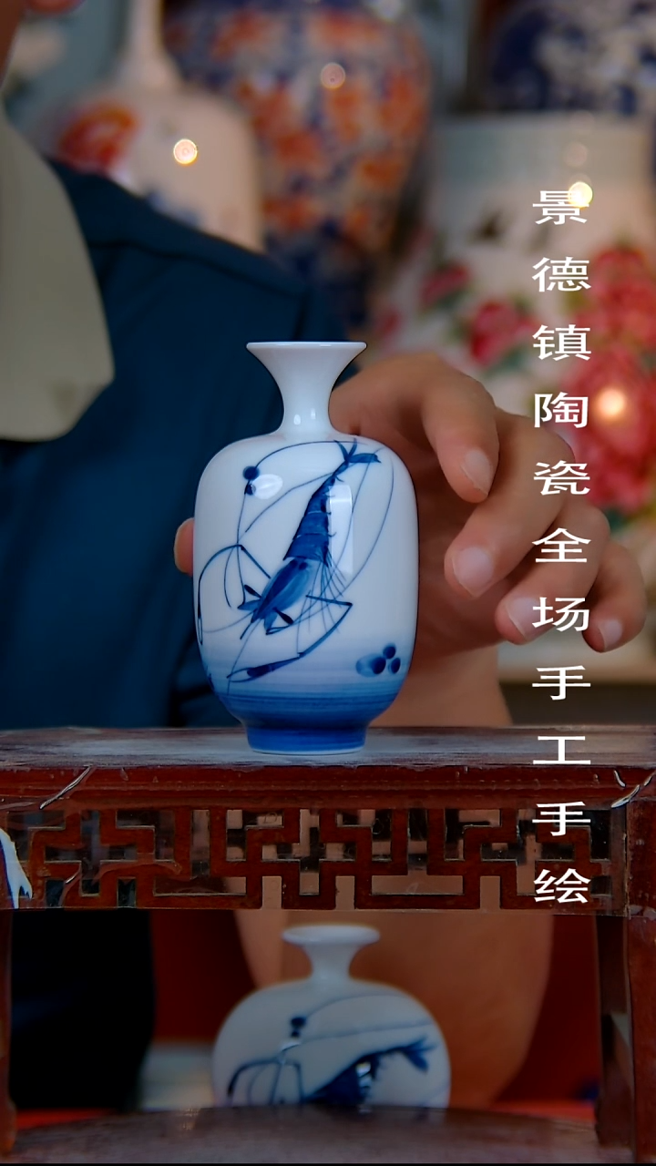 摆件景德镇陶瓷 全场手工手绘