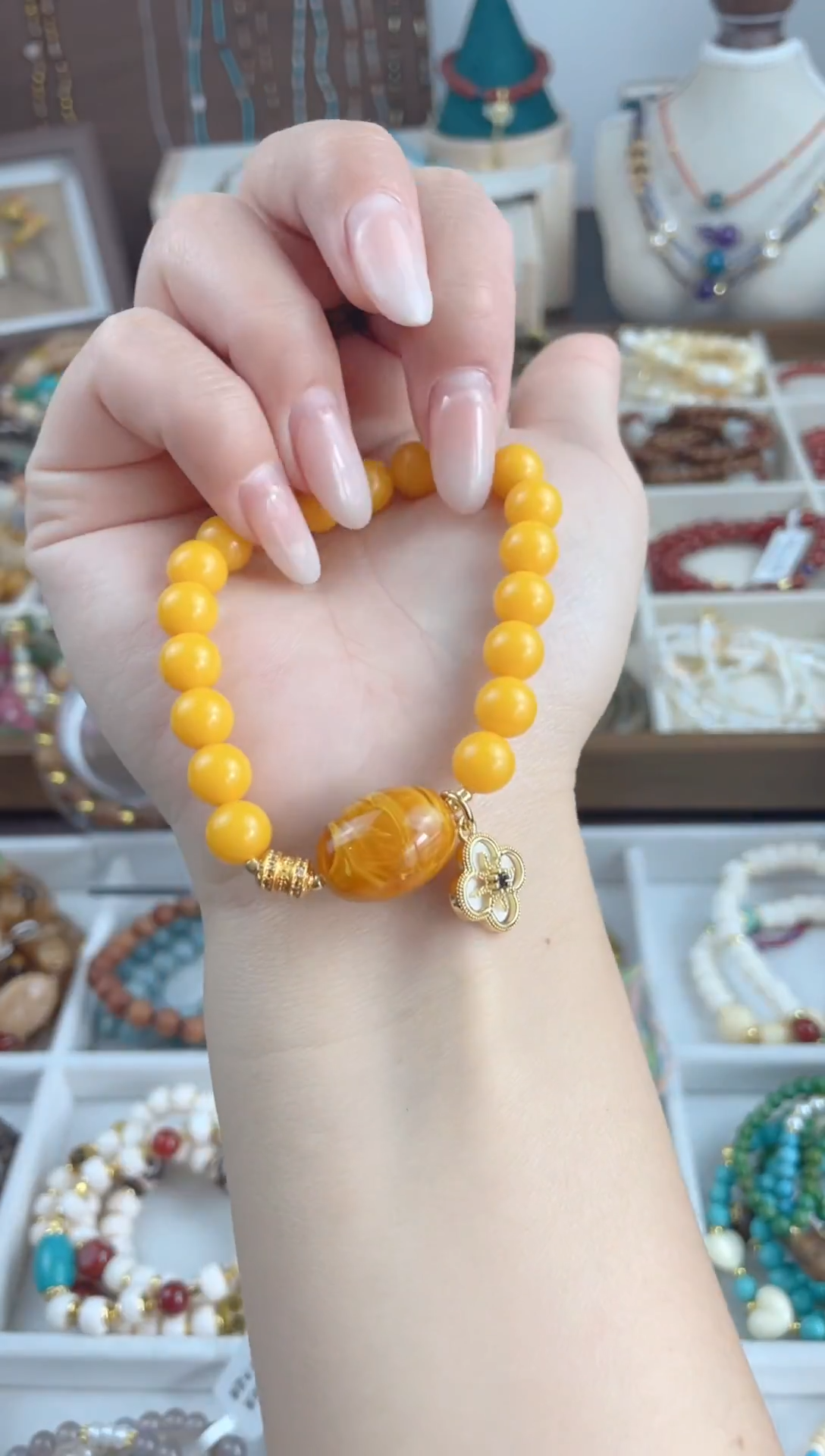 手串菩提未镶嵌朝暮饰原创手串