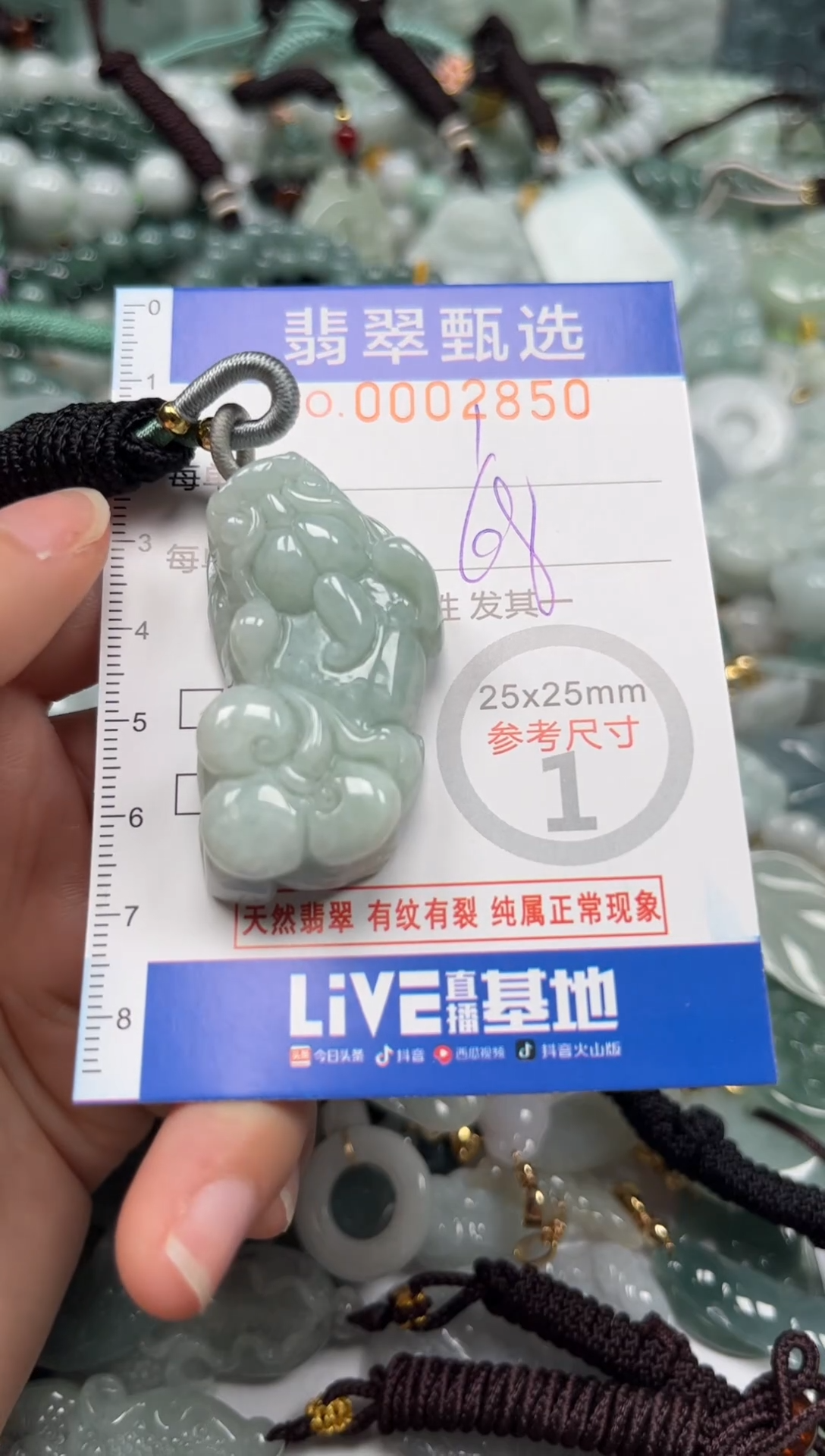 【闪购商品】翡翠颈饰未镶嵌00..2850