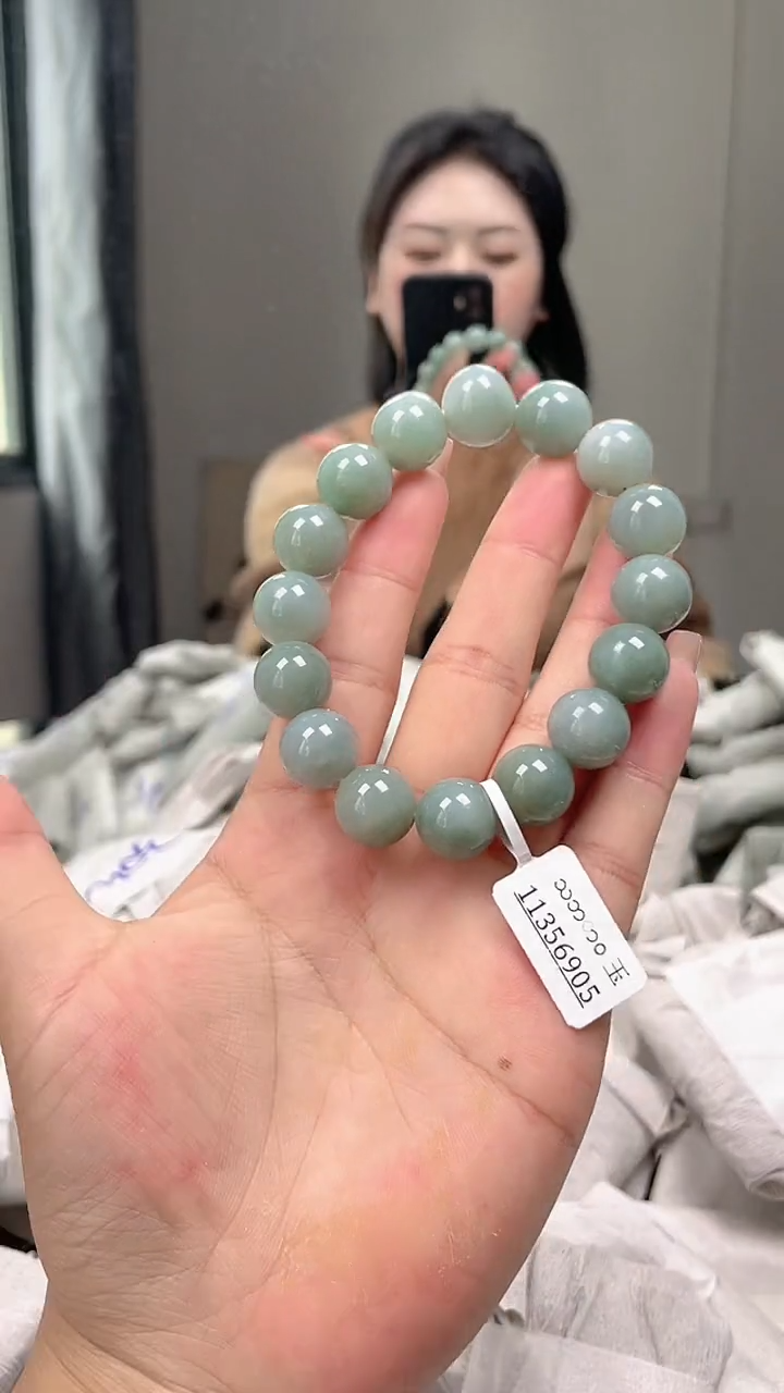 未镶嵌手链翡翠手串