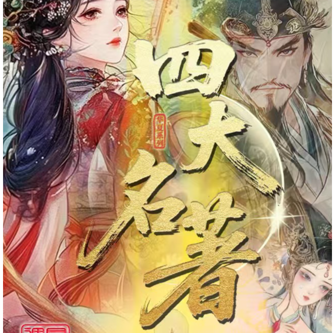 【点盒】忆青衫 · 遇见潮玩 华夏系列《四大名著》收藏卡牌（代拆）
