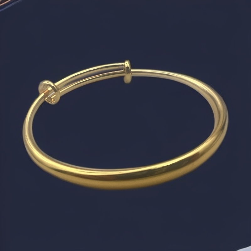 合金手镯 【月月专属】时尚复古宫廷风合金光面推拉手镯SZ60358