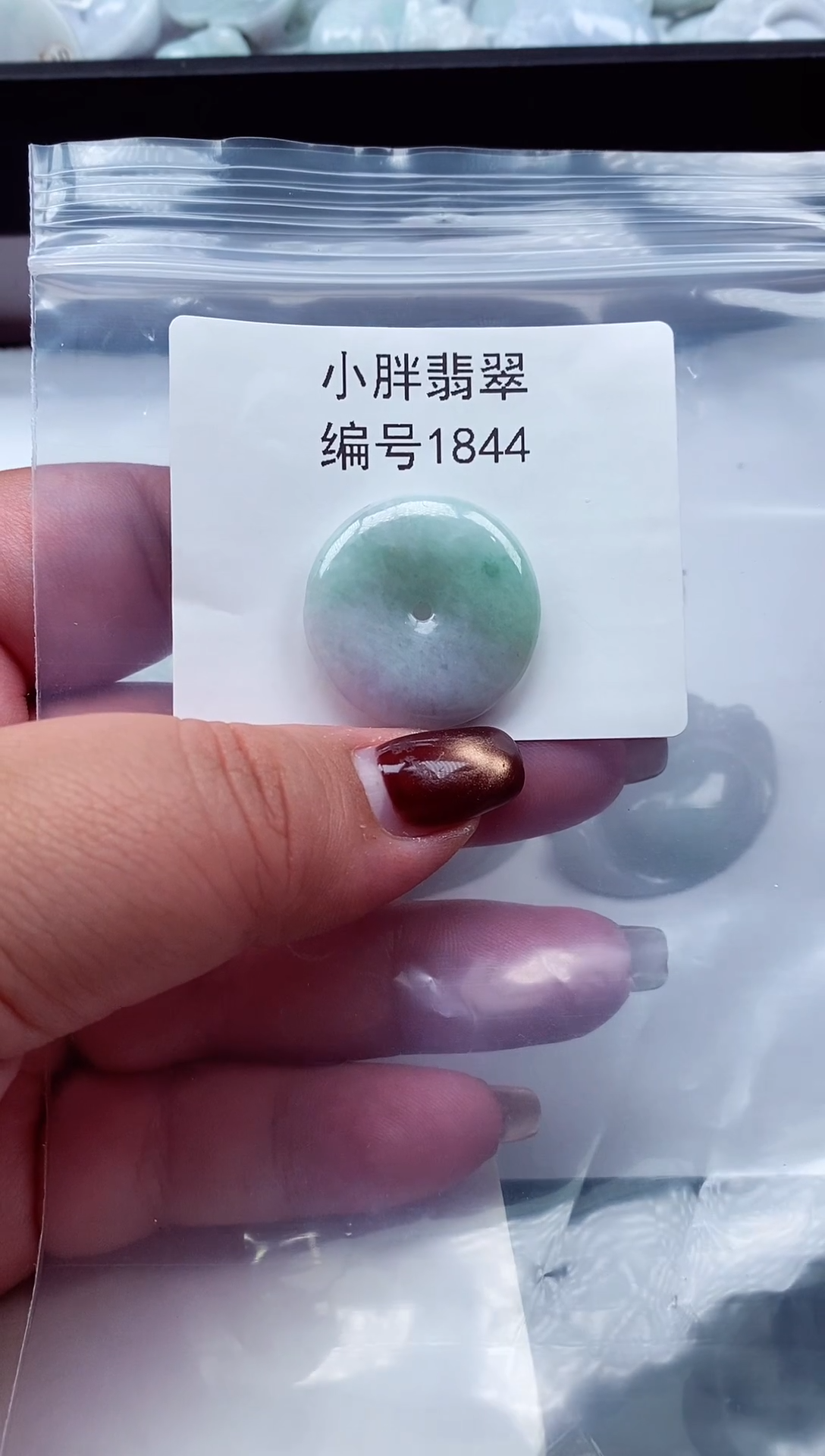 颈饰未镶嵌翡翠缅甸天然A货翡翠1844