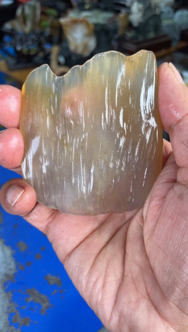 【闪购商品】硅化玉手把未镶嵌106