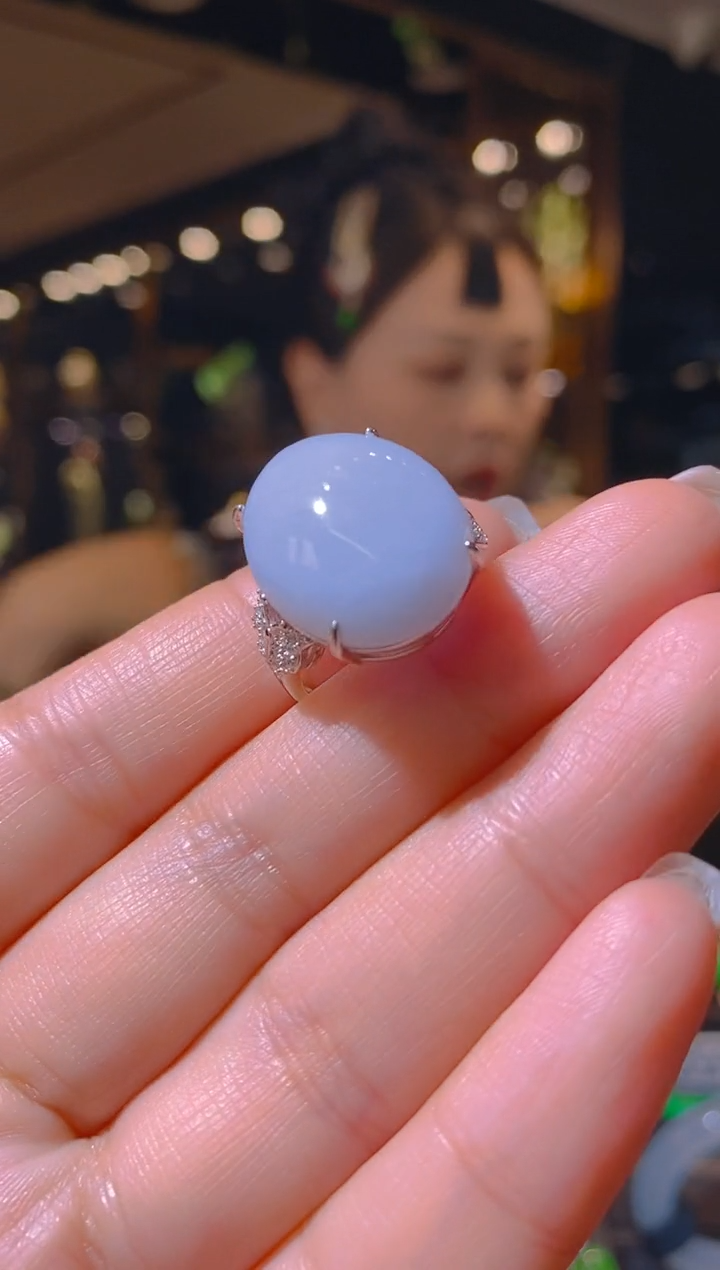 【闪购商品】翡翠戒指银S925镶嵌016      