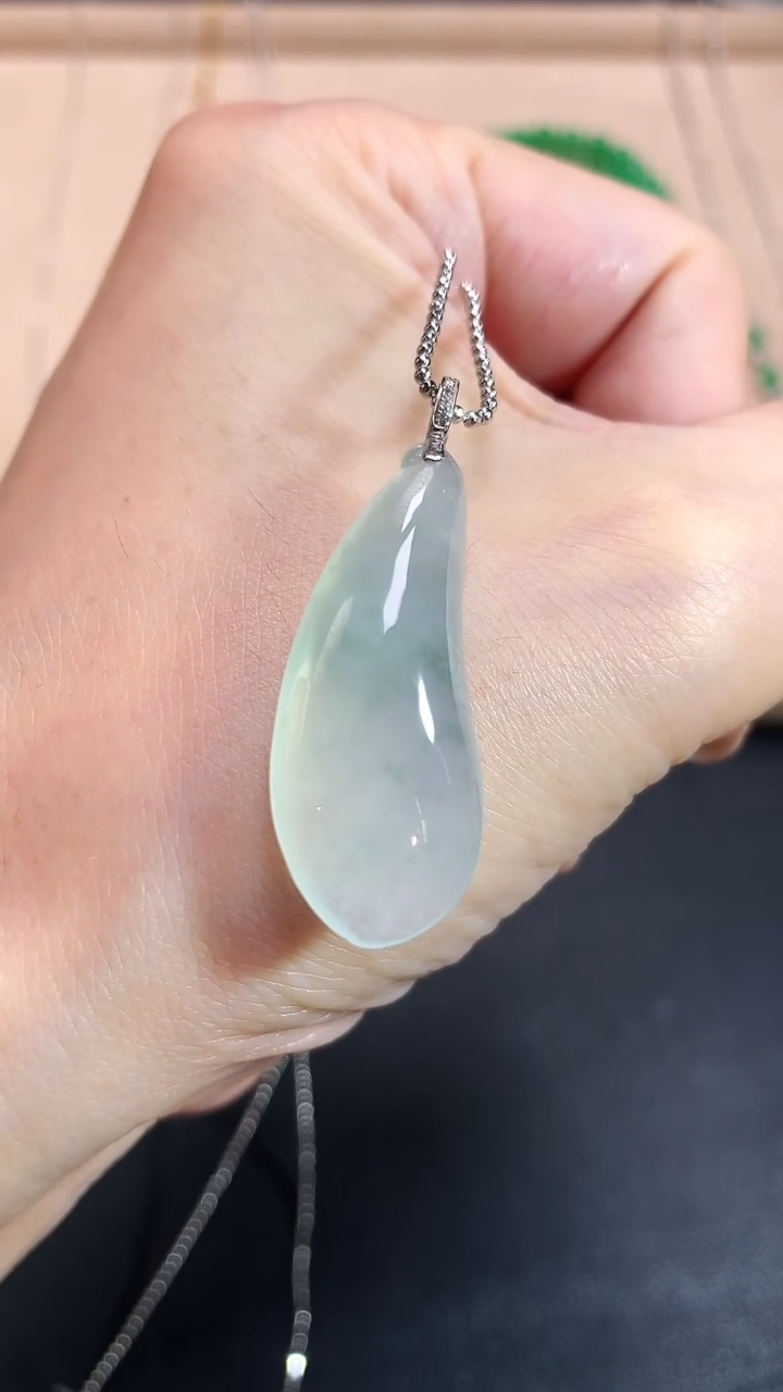 翡翠18K金镶嵌吊坠(不含链)福瓜|1980+0