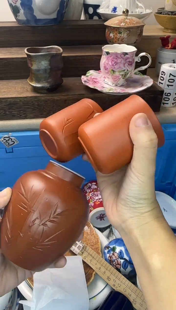 茶杯紫砂狐**妃096陶艺瓷器全场满18米包邮