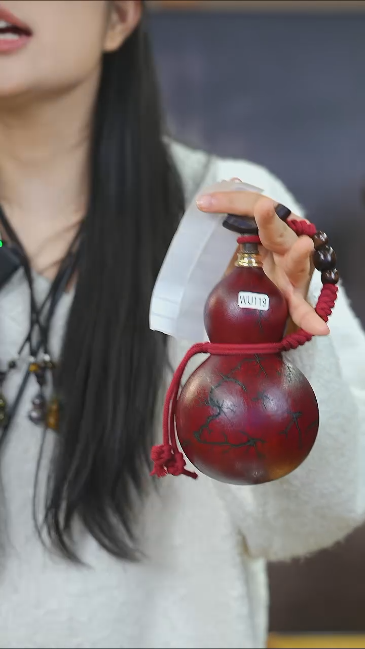 【闪购商品】WU119大漆酒葫芦不包手串及旋转底座