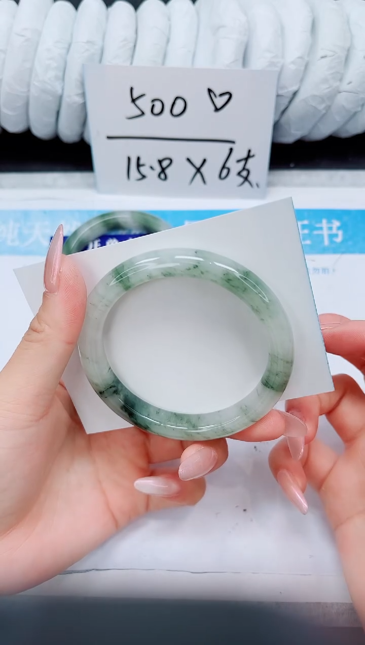 未镶嵌手镯石英质玉A27-56`57