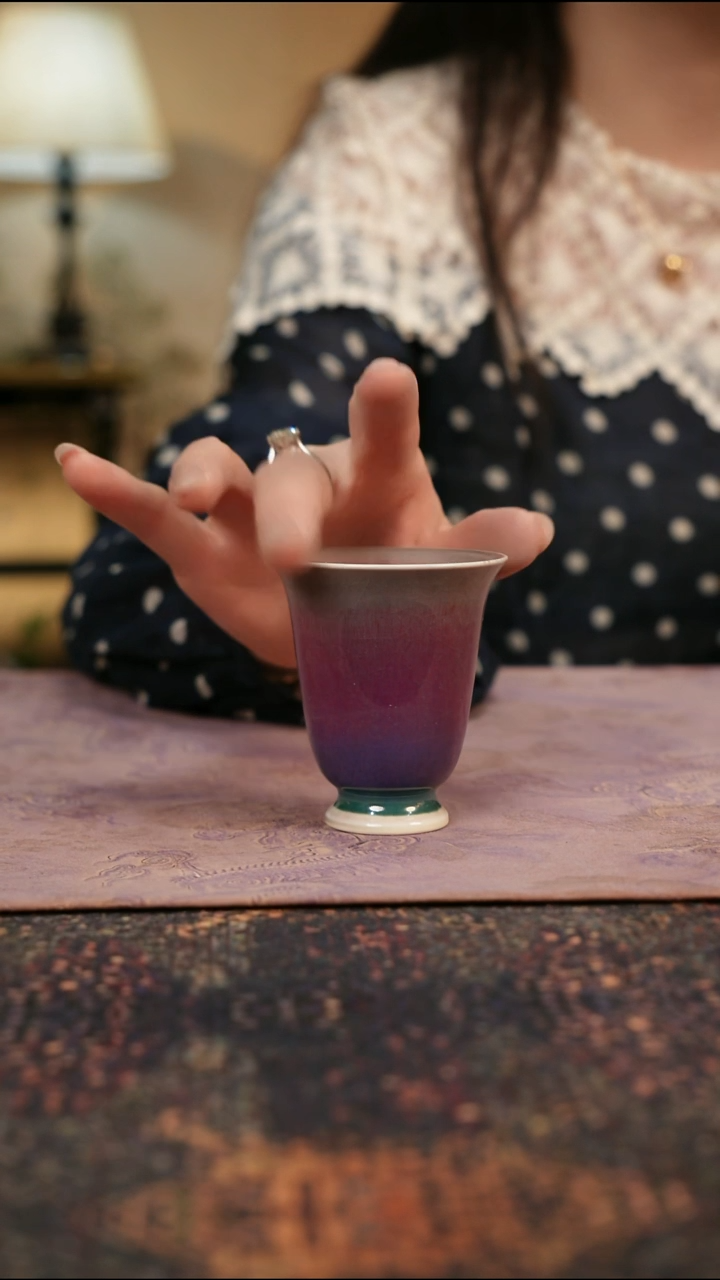 杯景德镇陶瓷杯碗柴烧多人