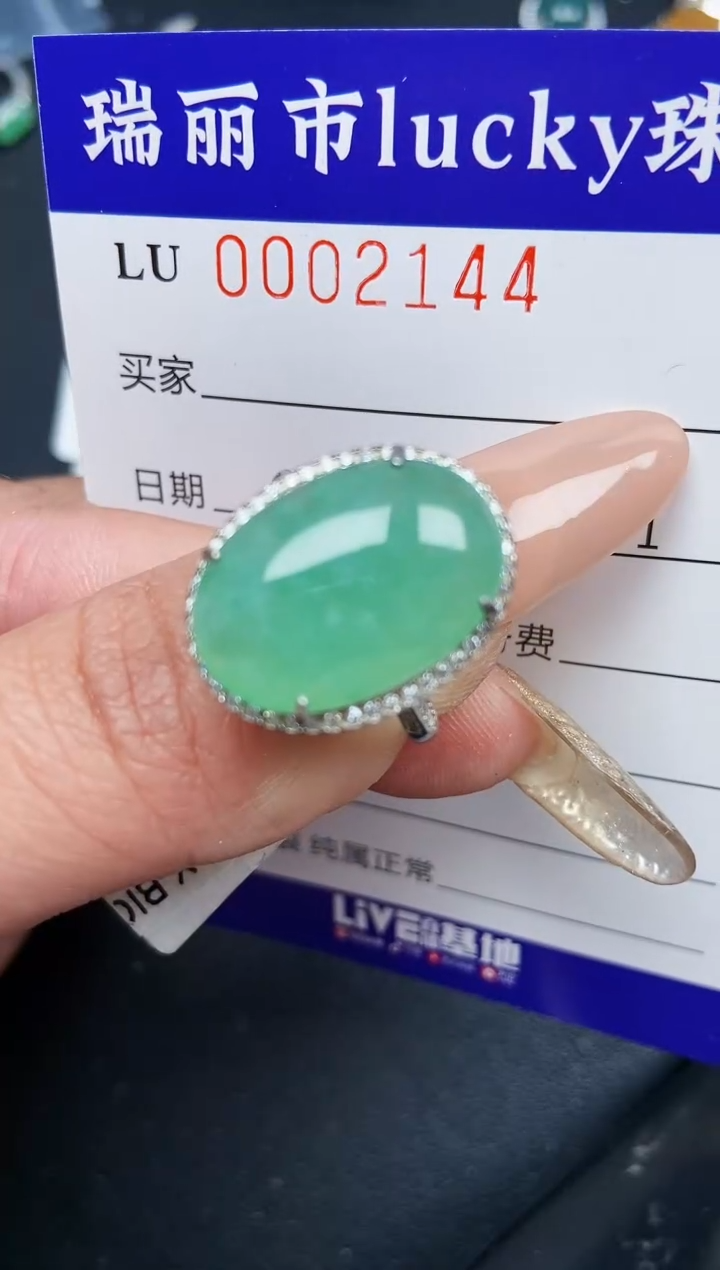 【闪购商品】翡翠颈饰银S925镶嵌2144