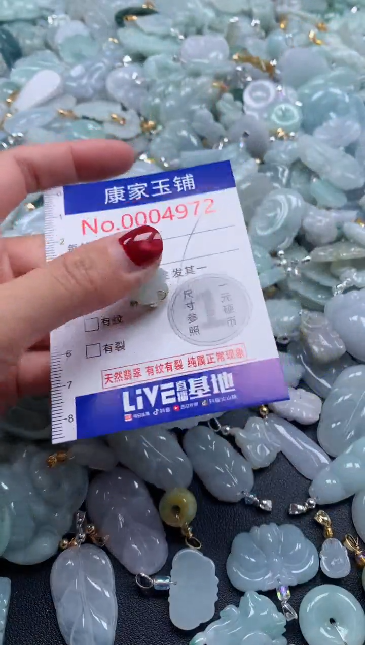 颈饰未镶嵌翡翠4972