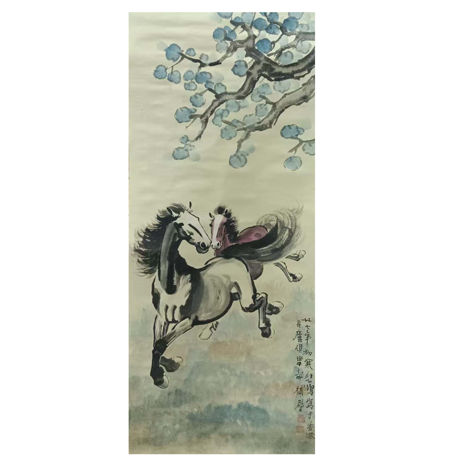 W2-2662 奔马图 40 100